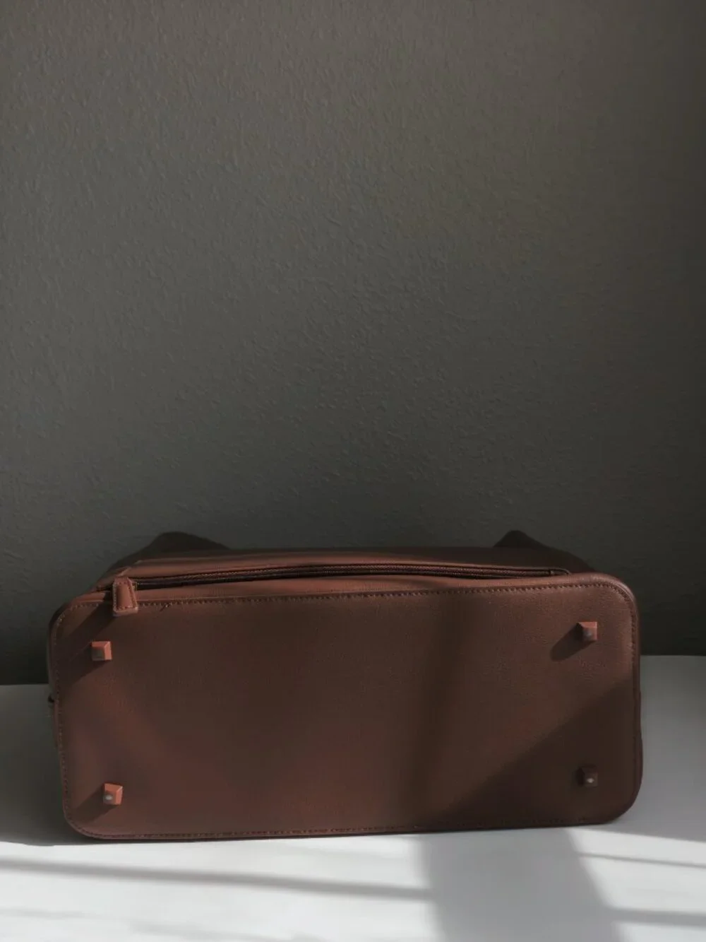 BEIS Essential Tote in Maple - Vegan Leather, New Without Tags